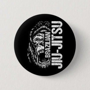 Macaron Rond 5 Cm Combat de Jiu-Jitsu brésilien Srt BJJ MMA