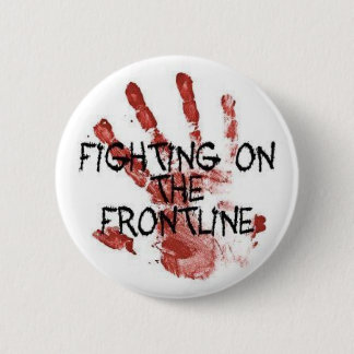Macaron Rond 5 Cm Combat sur le bouton de ligne du front