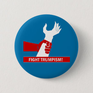 Macaron Rond 5 Cm Combat Trumpism !