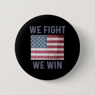 Macaron Rond 5 Cm Combattez Nous Gagnons Harris 2024 Dem Électoral P