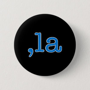 Macaron Rond 5 Cm Comma La Blue Comma La - Kamala Harris 2024 Us