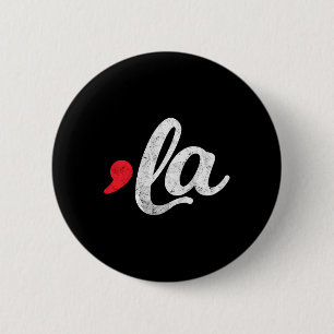 Macaron Rond 5 Cm Comma La Kamala Harris 2024 Pour L'Élection Du Pré