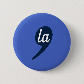 Macaron Rond 5 Cm Comma-LA pour Kamala Harris