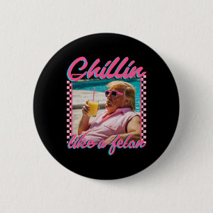 Macaron Rond 5 Cm Comme Trump Felon Shirt Républicain Drôle Trump 20