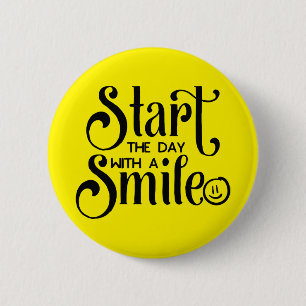Macaron Rond 5 Cm Commencez la journée par un sourire