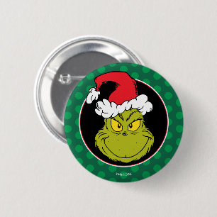 Macaron Rond 5 Cm Comment le Grinch a volé Noël Grinch méchant