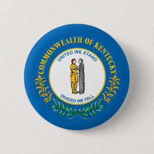 Macaron Rond 5 Cm Commonwealth du Kentucky