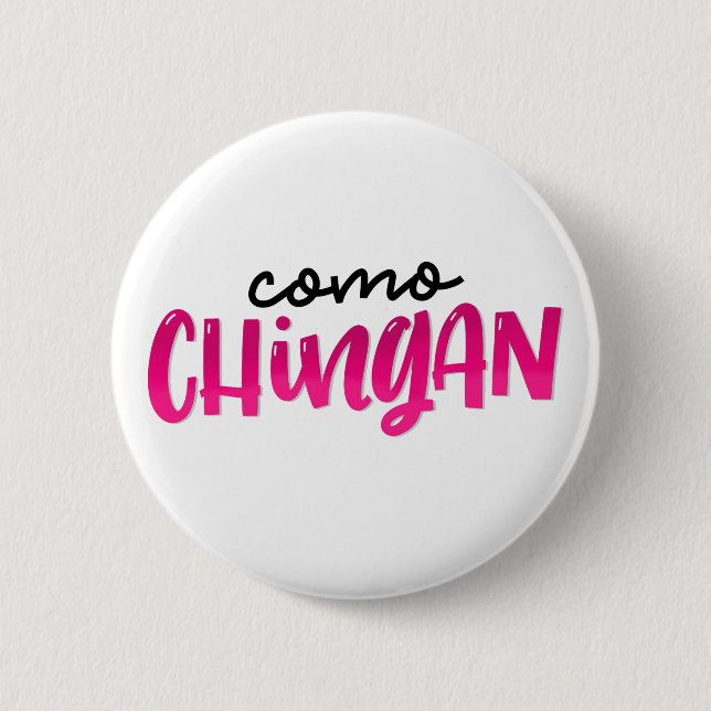 Macaron Rond 5 Cm Como Chingan, (Devant)
