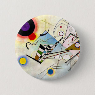Macaron Rond 5 Cm Composition Kandinsky 8