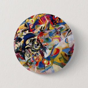 Macaron Rond 5 Cm Composition VII de Kandinsky