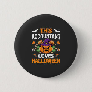 Macaron Rond 5 Cm Comptable Aime Halloween Citrouille Comptable Desi