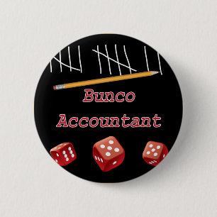 Macaron Rond 5 Cm Comptable de Bunco