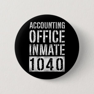 Macaron Rond 5 Cm Comptable Teneur De Livres Comptabilité Prison Jai