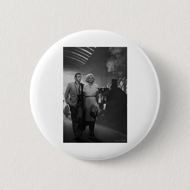 Macaron Rond 5 Cm CON19BWD3 indiquant Farewell.tif (Devant)