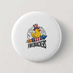 Macaron Rond 5 Cm Concepteurs de chemise de feu d'artifice de canard