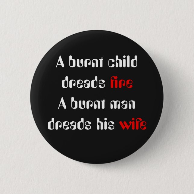 Macaron Rond 5 Cm Conception avec Humour (Devant)