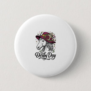 Macaron Rond 5 Cm Conception de chemise de papa de cheval occidental