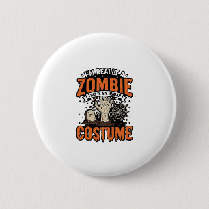 Macaron Rond 5 Cm Conception de chemise Halloween Costume Zombie Vin