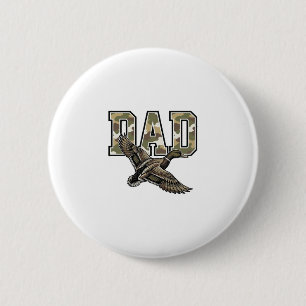 Macaron Rond 5 Cm Conception de chemise vectorielle Camo Duck Dad Gr