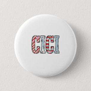 Macaron Rond 5 Cm Conception de chemise vectorielle de nom CICI patr