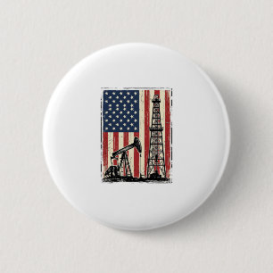 Macaron Rond 5 Cm Conception de chemise vectorielle du drapeau améri