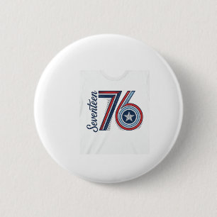 Macaron Rond 5 Cm Conception de chemise vectorielle patriotique Vint