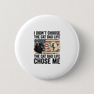 Macaron Rond 5 Cm Conception de chemise vectorielle patriotique Vint