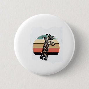 Macaron Rond 5 Cm Conception de chemise vectorielle Safari Coucher d
