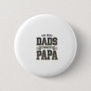 Macaron Rond 5 Cm Conception de chemise Vintage Best Dads promus Pap