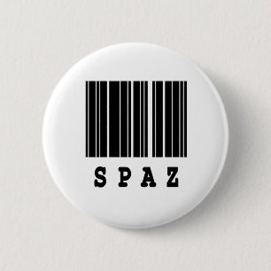 Macaron Rond 5 Cm conception de code-barres spaz