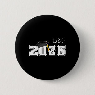 Macaron Rond 5 Cm Conception de Diplôme Pour Senior 2026 Conception