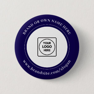Macaron Rond 5 Cm Conception de logo d'entreprise personnalisé pour