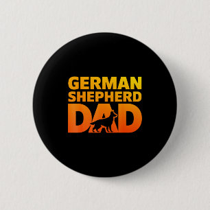 Macaron Rond 5 Cm Conception de Shepherd allemand cool pour les homm