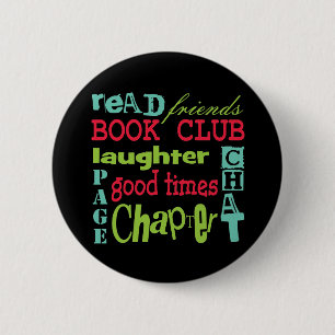 Macaron Rond 5 Cm Conception de souterrain de club de lecture