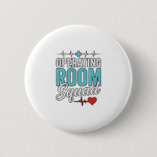 Macaron Rond 5 Cm Conception de T-shirt pour infirmière chirurgicale