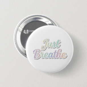 Macaron Rond 5 Cm Conception de typographie motivationnelle pastel «