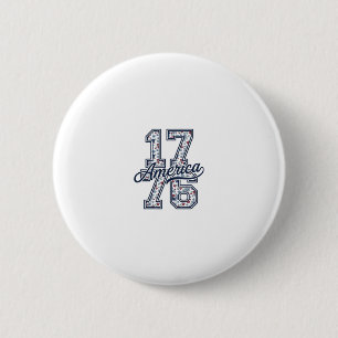 Macaron Rond 5 Cm Conception de vecteur vintage patriotique floral a