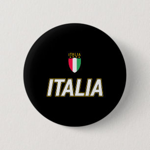 Macaron Rond 5 Cm Conception Italie, Style de maillot de football it