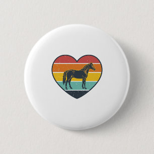 Macaron Rond 5 Cm Conception vectorielle de cheval de coeur de couch