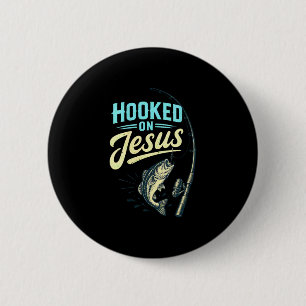Macaron Rond 5 Cm Conception vintage de foi de Jésus pour femmes