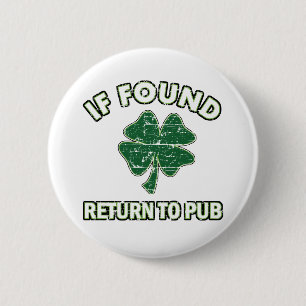 Macaron Rond 5 Cm Conceptions de jour de St Patrick frais