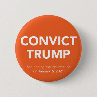 Macaron Rond 5 Cm CONDAMNER ? Bouton TRUMP