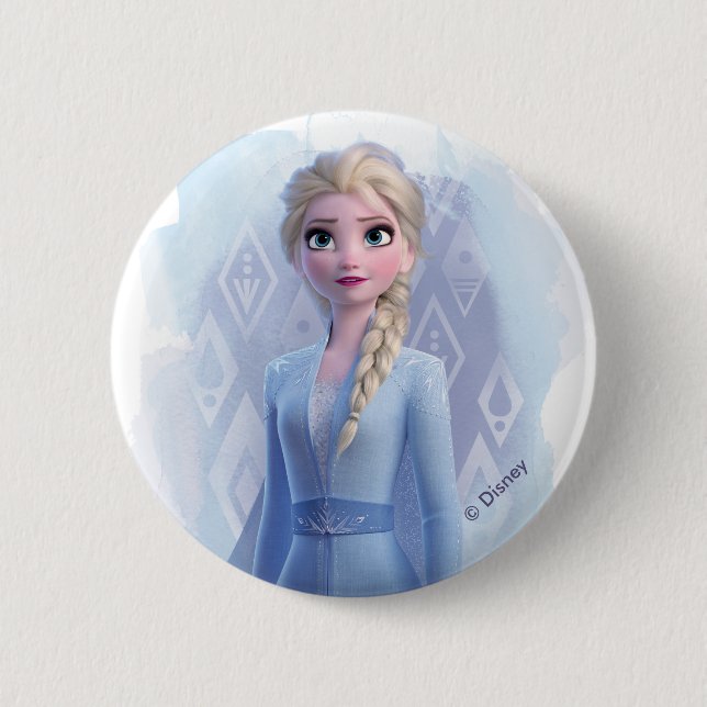 Macaron Rond 5 Cm Congelé 2 : Elsa | Faites face à votre peur (Devant)