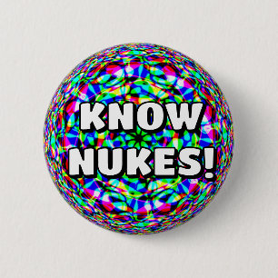 Macaron Rond 5 Cm CONNAISSEZ LES NUKES ! ( vous pouvez modifier les 