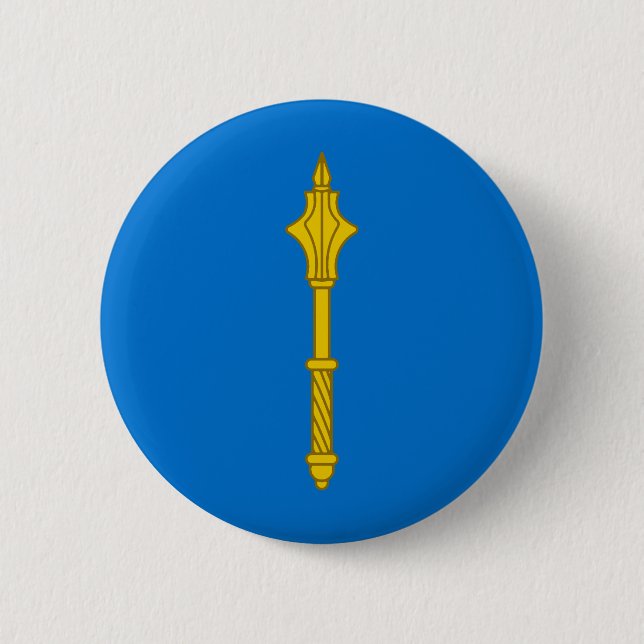 Macaron Rond 5 Cm Connétable de la SCA Button (Devant)