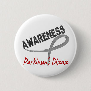 Macaron Rond 5 Cm Conscience 3 de :maladie de Parkinson