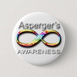 Macaron Rond 5 Cm Conscience d'Aspergers