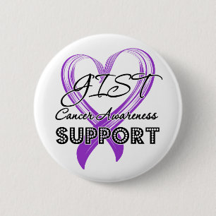 Macaron Rond 5 Cm Conscience de Cancer d'ESSENTIEL de soutien