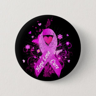 Macaron Rond 5 Cm Conscience de cancer du sein