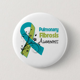 Macaron Rond 5 Cm Conscience de fibrose pulmonaire